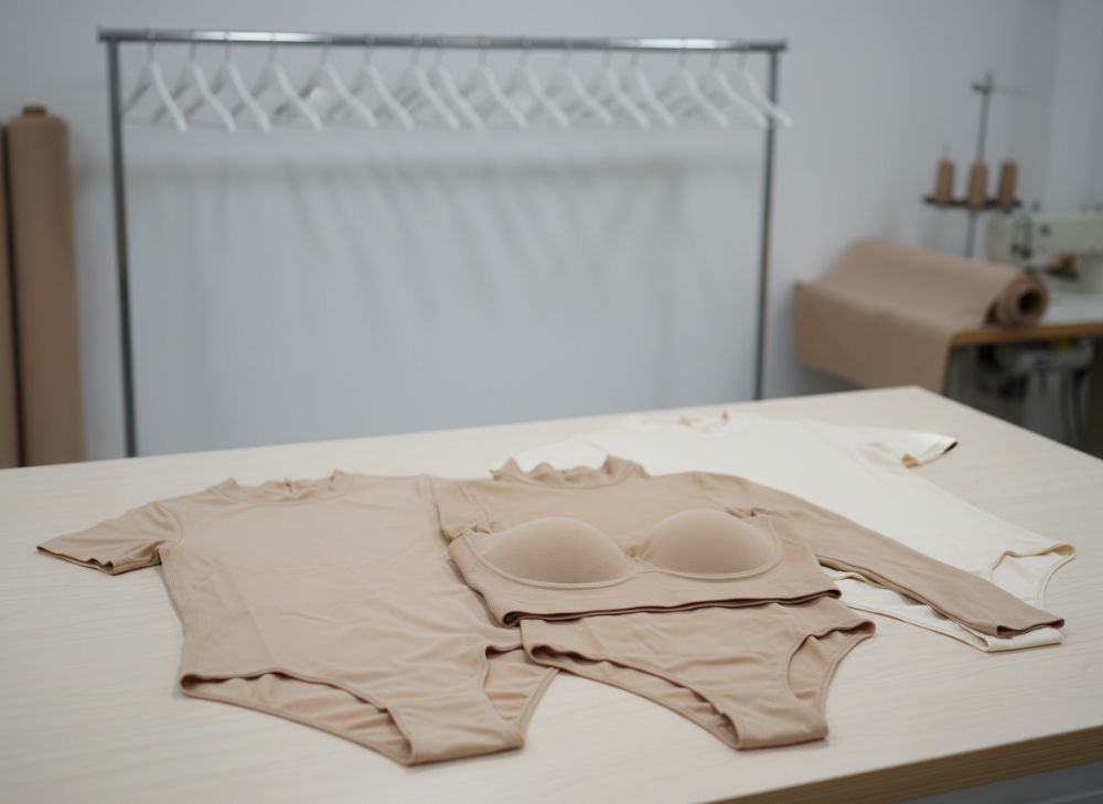 Beige Bodysuit Shapewear Manufacturer & OEM Bodysuit Supply