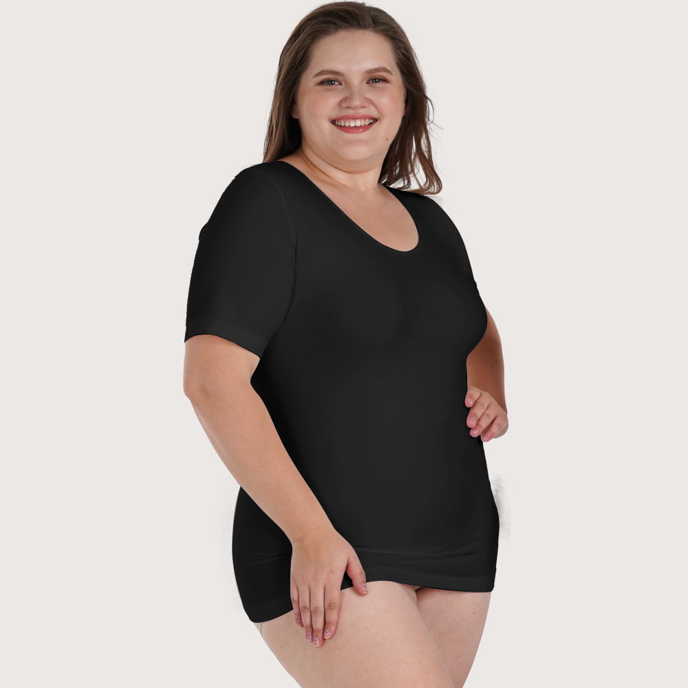C-Shape fitted shaping T-shirt